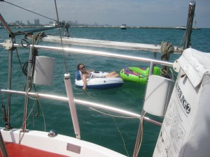 Lounging on the tubes