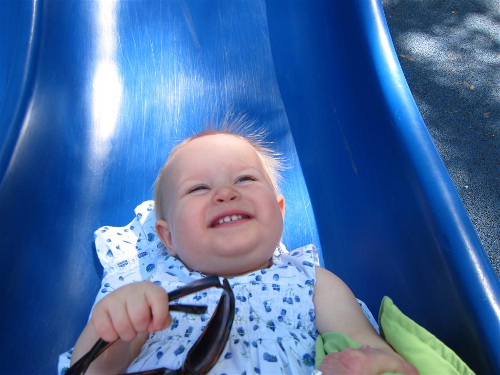 Climb stairs, slide, repeat