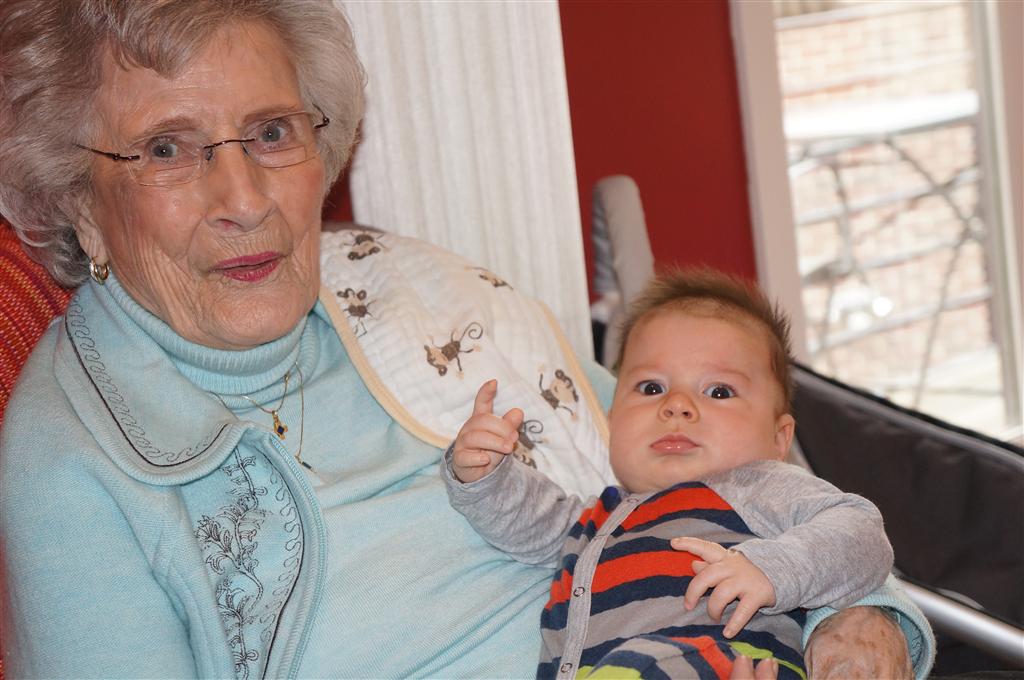 Meeting Great Grandma!